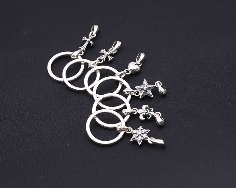 Pendant Necklaces Stars Anchors Hearts Crosses Sterling Silver Ball chain Vintage Gothic Punk Hip-hop fashion Jewelry Accessories Gifts For Men Women 45 50 55 60 cm