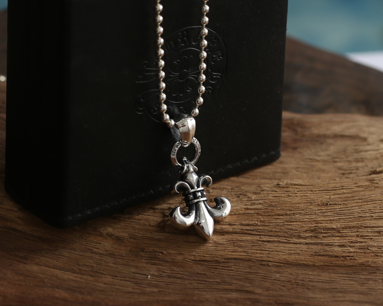 925 sterling silver handmade vintage jewelry necklace pendant without chain American European gothic punk style antique silver designer anchor pendants
