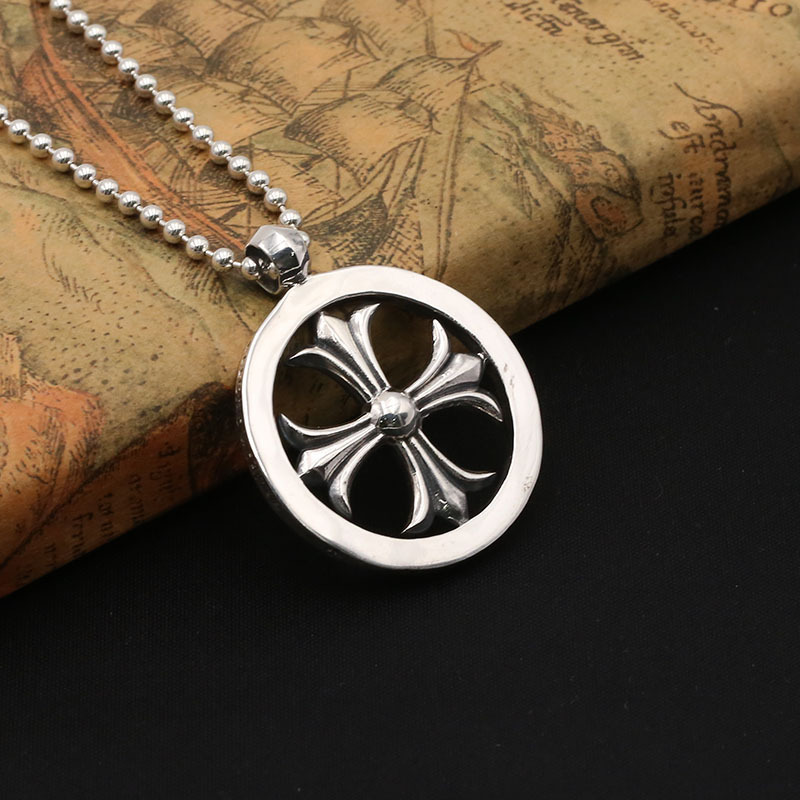 925 sterling silver handmade vintage jewelry necklace pendant without chain American European antique silver designer cross pendants for men and women