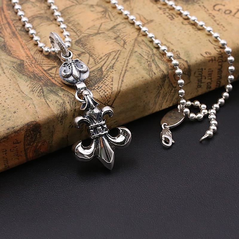 Anchor Pendant Necklaces 925 Sterling Silver Ball chain Vintage Gothic Punk Hip-hop fashion Timeless Jewelry Accessories Gifts For Men Women 45 50 55 60 65 cm