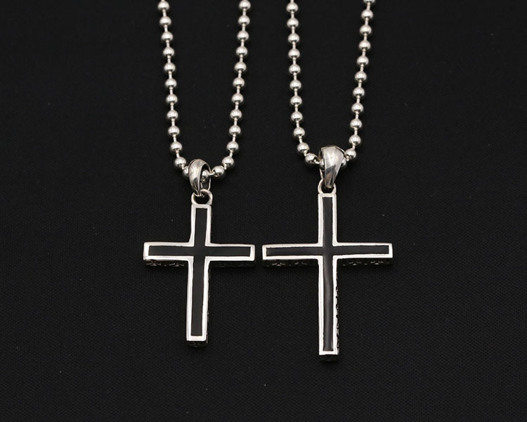 925 sterling silver handmade vintage jewelry necklace pendant without chain American European gothic punk style antique silver designer cross pendants