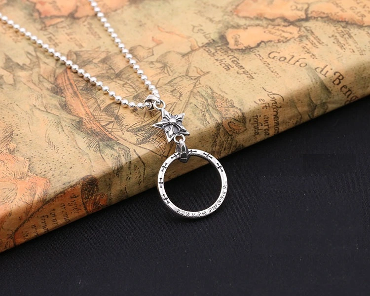 Pendant Necklaces Stars Anchors Hearts Crosses Sterling Silver Ball chain Vintage Gothic Punk Hip-hop fashion Jewelry Accessories Gifts For Men Women 45 50 55 60 cm