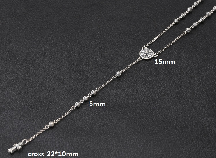 Gothic vintage style 925 sterling silver handmade necklace luxury jewelry American European antique silver designer cross pendant necklaces