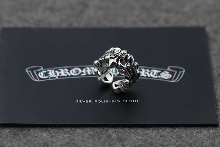 Vintage 925 sterling silver handmade anchor adjustable rings American European Gothic punk style antique silver designer luxury brand jewelry rings