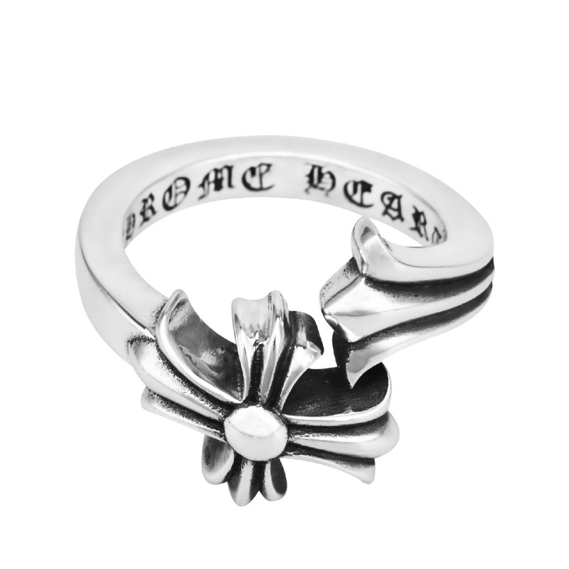 Vintage 925 sterling silver handmade crosses adjustable rings American European Gothic punk style antique silver designer luxury brand jewelry rings