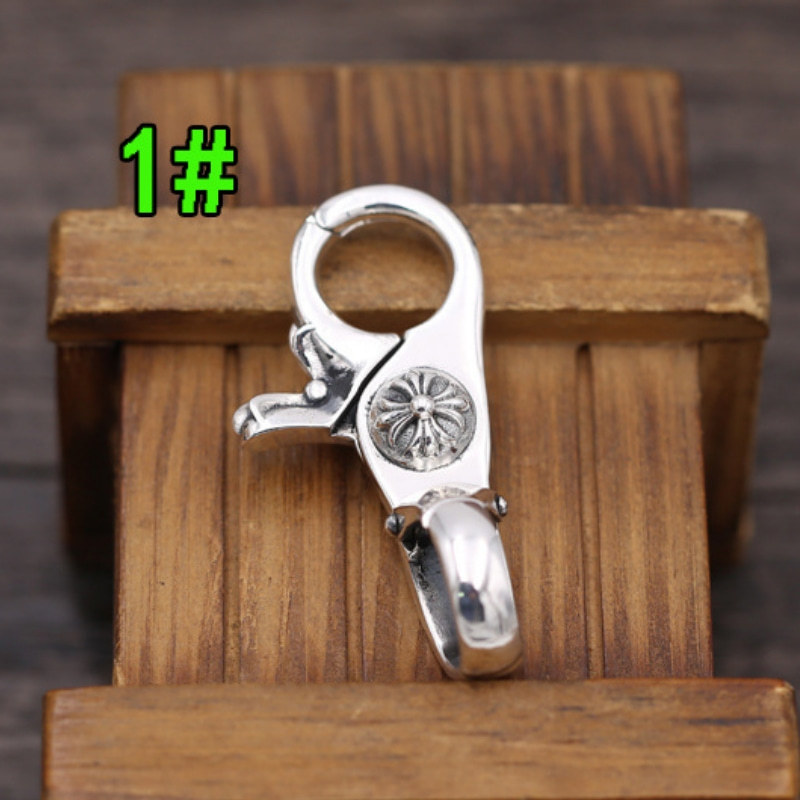 925 sterling silver handmade key rings American European antique silver designer fashion accessories