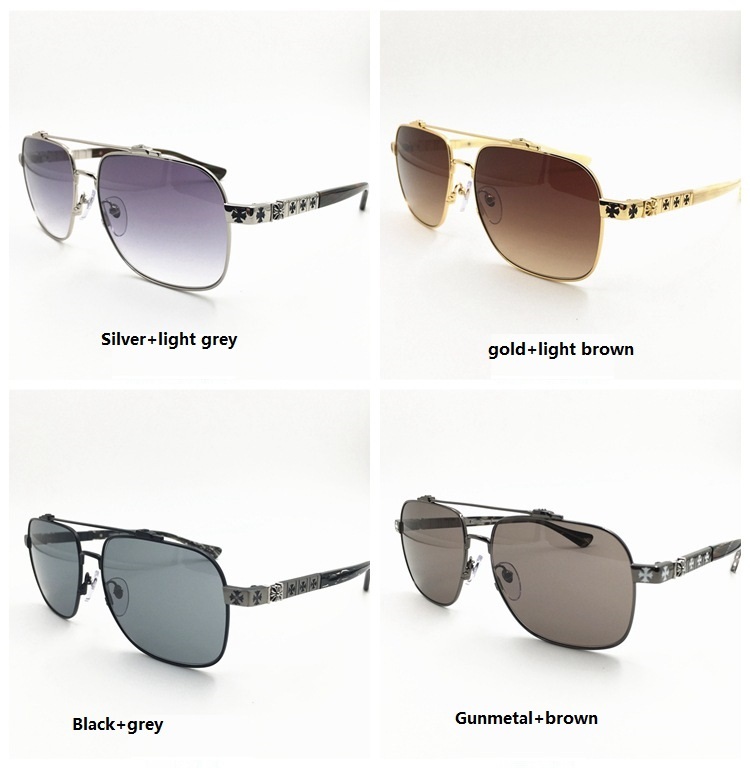 Vintage outdoor Fahion designer sunglasses UV Protection Lenses casual sports beach eyewears crosses metal frame HARDMAN