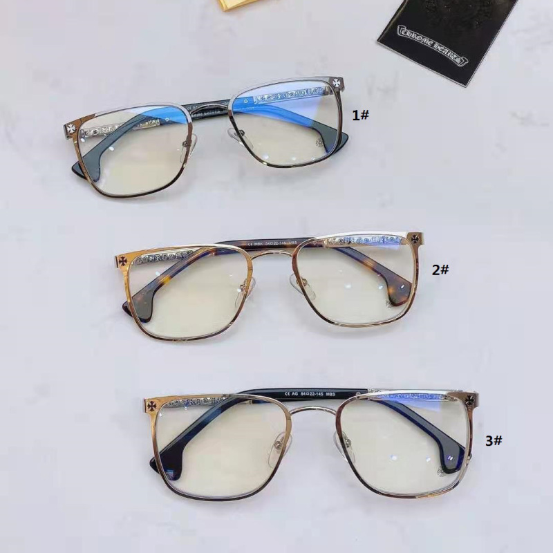 Vintage Fahion designer glassses frames casual sports beach eyewears crosses metal frame luxury fashion accessories MBS