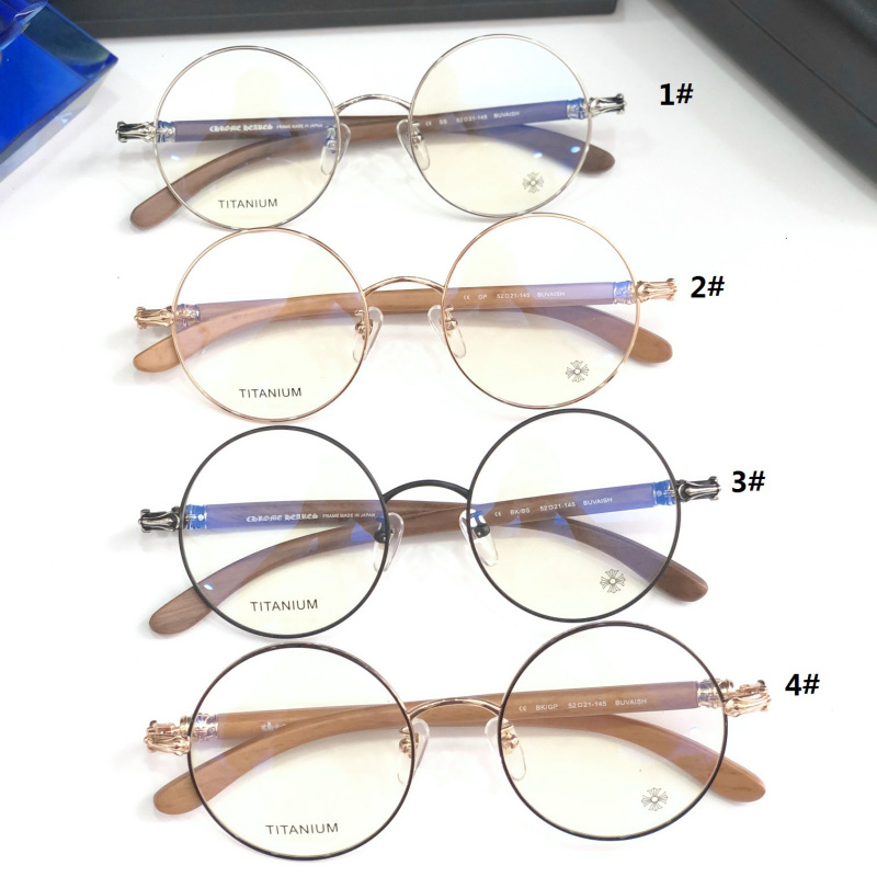 Fahion designer glasses frames casual sports beach eyewears crosses metal frames wood legs Vintage style outdoor fashion eye accessories