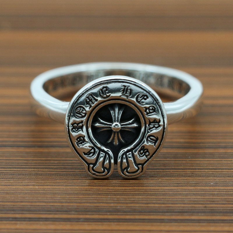925 sterling silver handmade cross band rings American European gothic punk vintage hip-hop style antique deisgner luxury jewelry accessories gifts