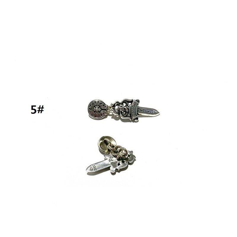 925 sterling silver handmade cross sword buttons  American European punk gothic vintage luxury jewelry accessories gifts