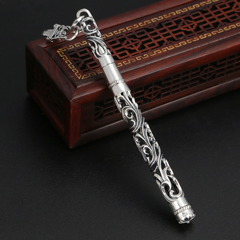 925 sterling silver handmade crosses scroll pen American European gothic punk style antique vintage designer jewelry fashion accessories