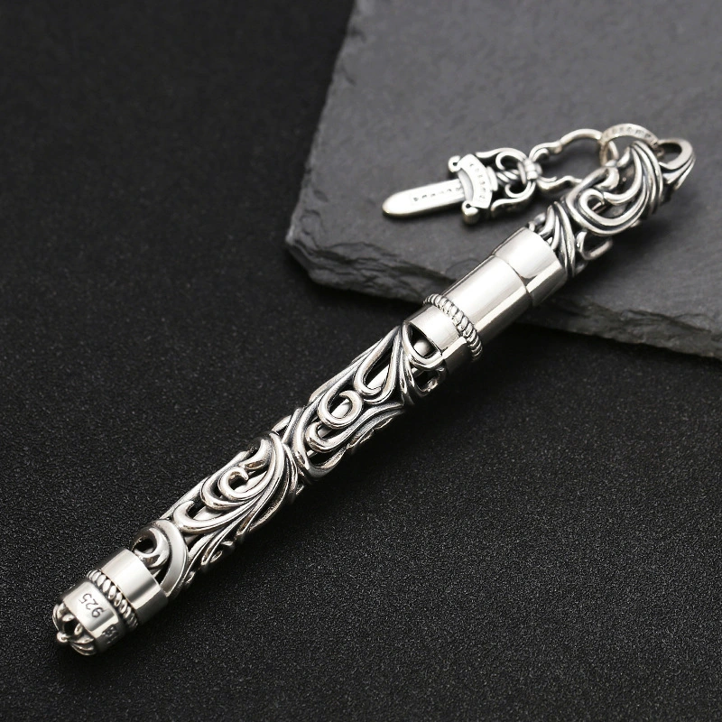 925 sterling silver handmade crosses scroll pen American European gothic punk style antique vintage designer jewelry fashion accessories