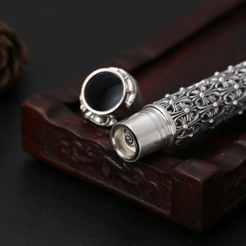 925 sterling silver crosses Electronic cigarette lighter charging over Micro USB   American European punk gothic vintage luxury jewelry accessories gifts