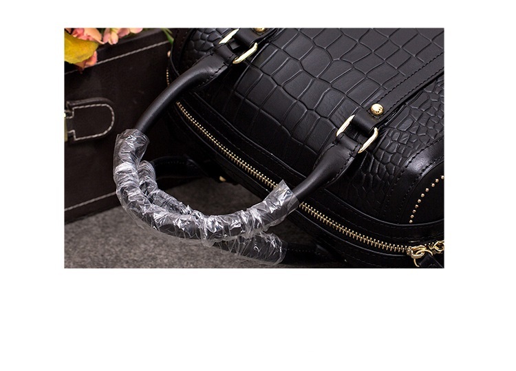 Luxury Women's fashion real leather handbags with zipper pocket Lightweight Shoulder Bags