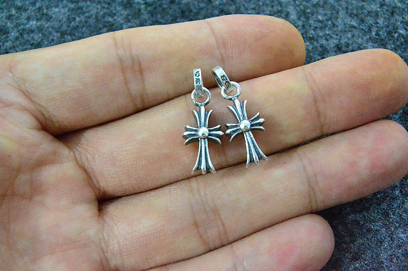 925 sterling silver crosses stud earrings American European gothic punk style antique designer jewelry luxury accessories