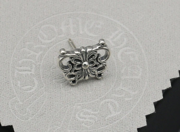925 sterling silver butterfly stud earrings American European gothic punk style antique designer jewelry luxury accessories