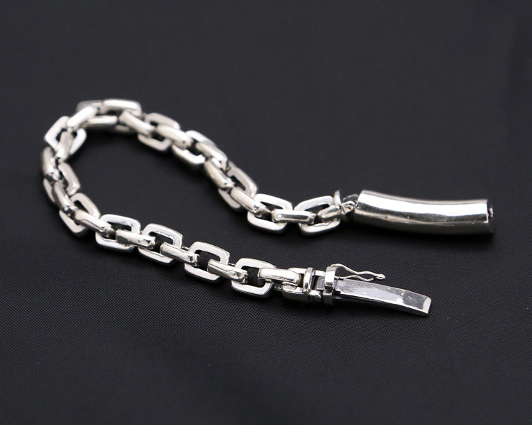 925Chromehearts Sterling Silver Link Chain Bracelets Antique Gothic Punk Jewelry Accessories Insert Clasps
