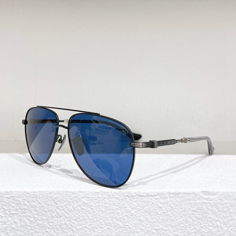 Vintage Fashion designer sunglasses UV Protection Lenses casual sports beach eyewears crosses metal frame 8062