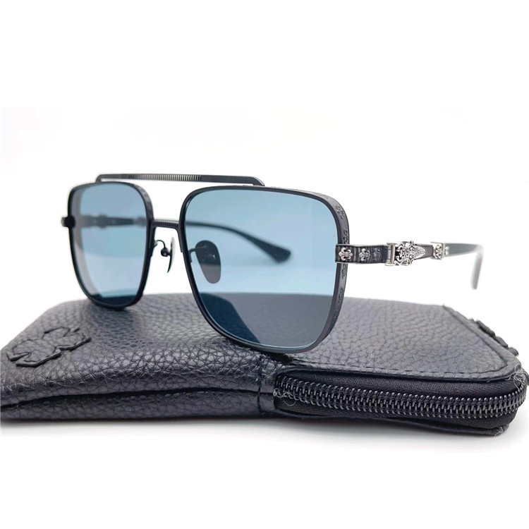 Vintage Fashion Designer Sunglasses Casual Driving Fishing Sports Beach Eyewears Crosses Metal Frame 8012