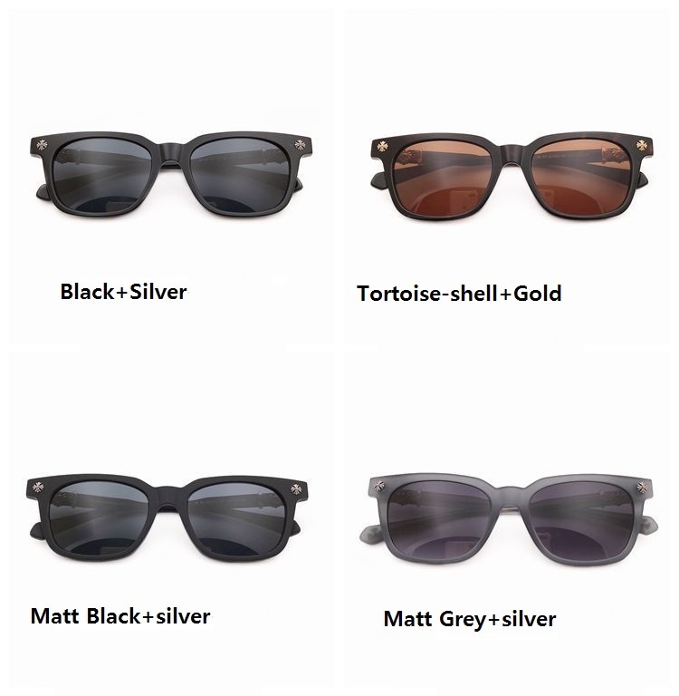 Vintage Fashion Designer Sunglasses Casual Driving Fishing Sports Beach Eyewears Crosses Metal Frame  COX UCKER