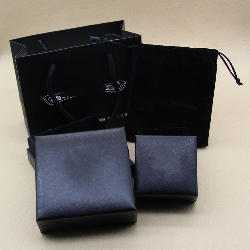 Jewelry packaging set jewelry boxes necklace ring boxes velvet pouch bags paper bags