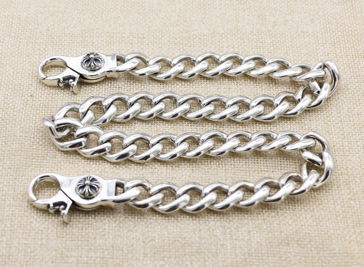 Crosses links Pants Chain 925 sterling silver Vintage Gothic Jewelry Accessories