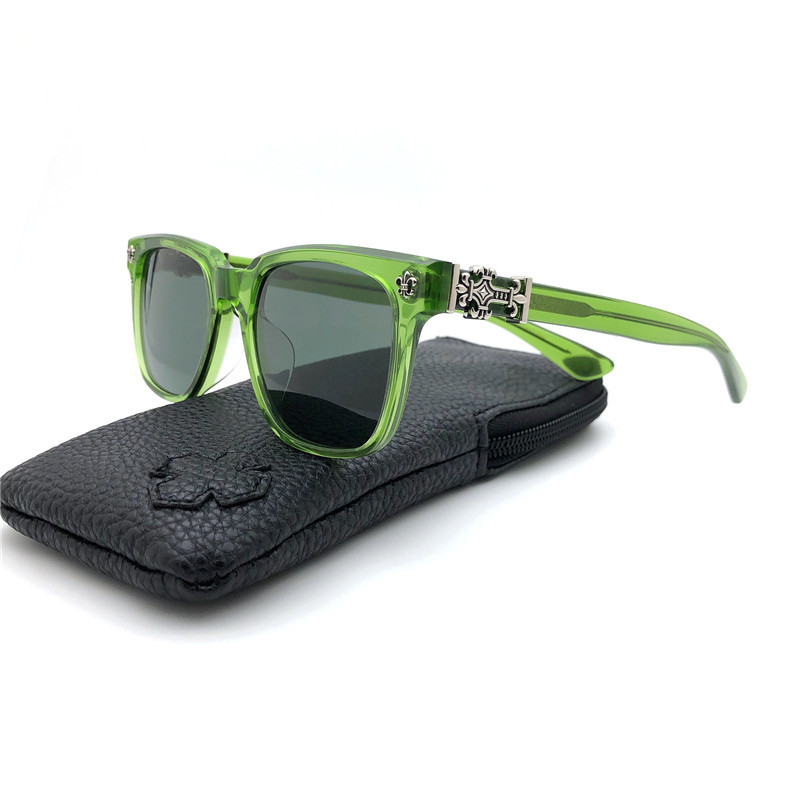 Vintage Fashion Sunglasses Casual Driving Fishing Sports Beach Eyewears Crosses Metal Frame CH8002
