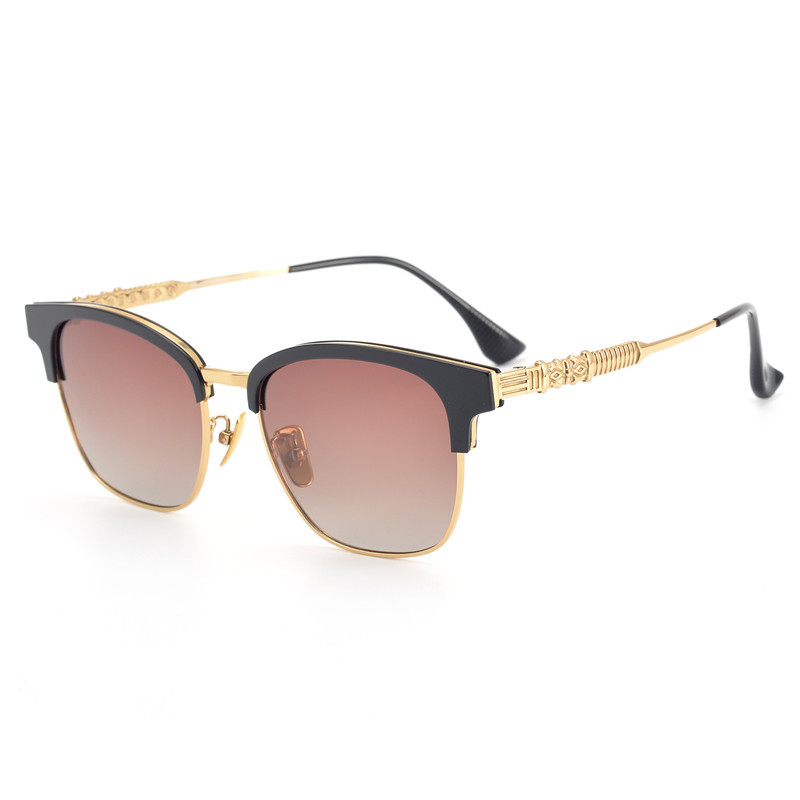Vintage Fashion Sunglasses Casual Driving Fishing Sports Beach Eyewears Crosses Metal Frame  CH5255