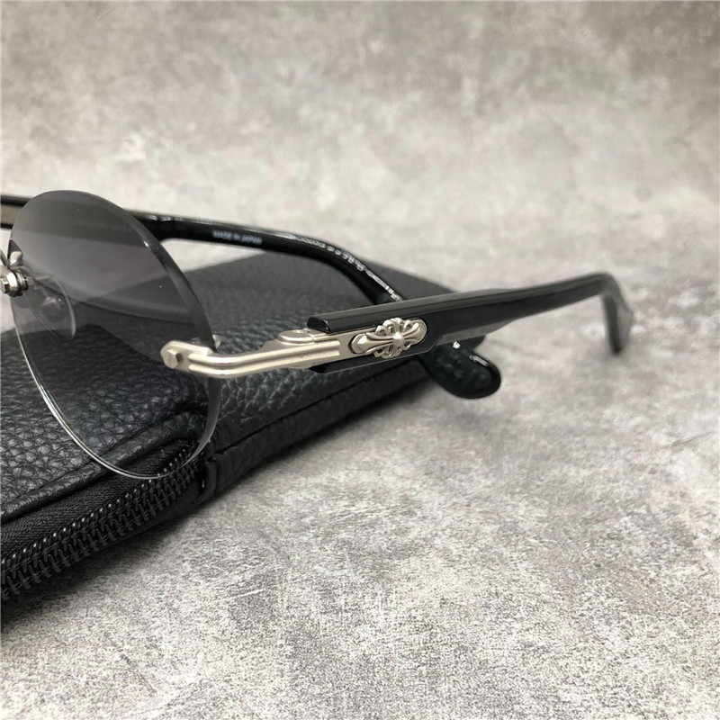 Vintage Fashion Rimless Sunglasses Casual Driving Fishing Sports Beach Eyewears Crosses Metal Frame  DEEP III