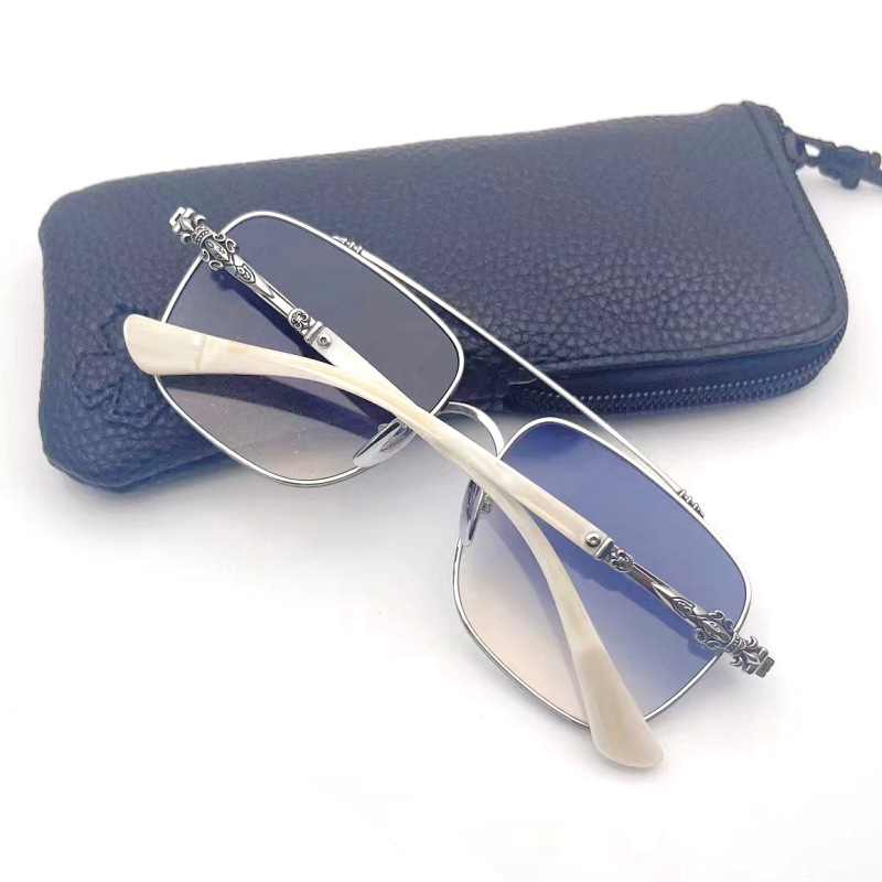 Vintage Fashion Sunglasses Casual Driving Fishing Sports Beach Eyewears Crosses Metal Frame  8042