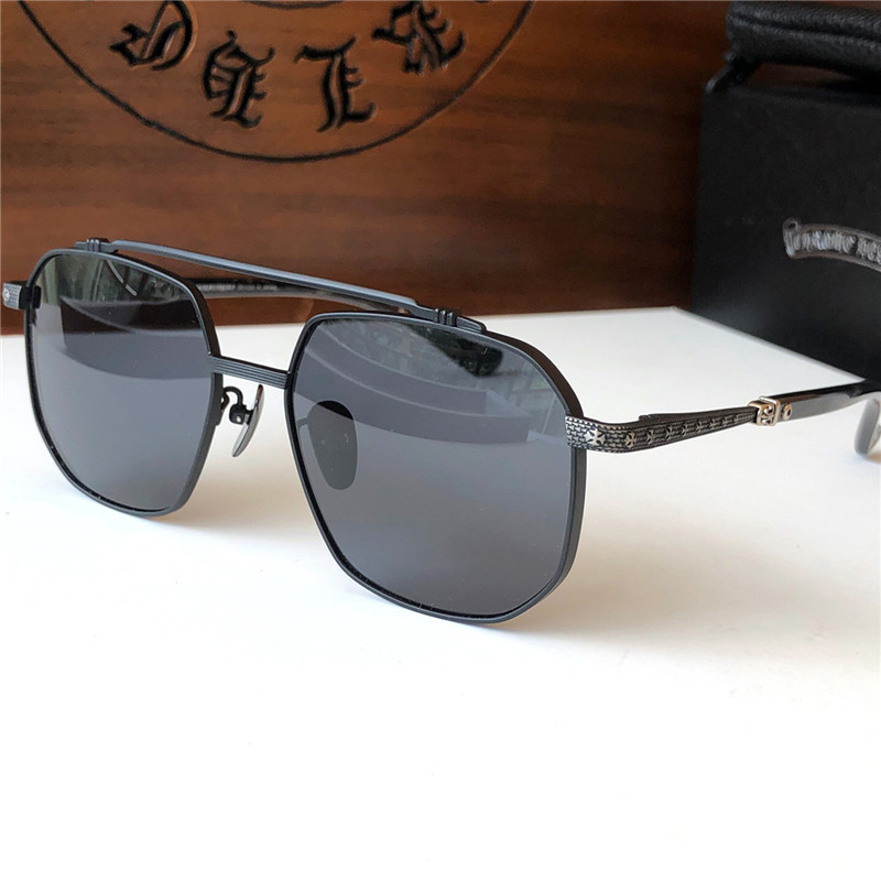 Vintage Fashion Sunglasses Casual Driving Fishing Sports Beach Eyewears Crosses Metal Frame CH8030