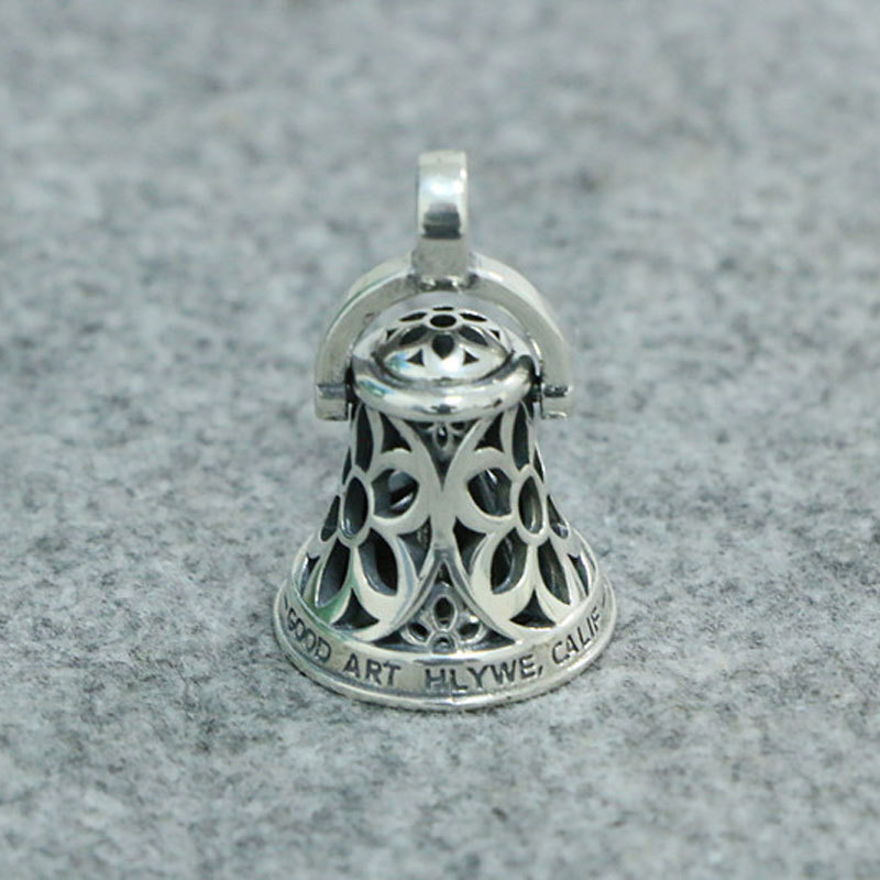 Flower Bell Pendant 925 Sterling Silver Jewelry