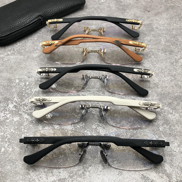 Vintage Fashion Designer Crosses Glasses Frames Eyewears