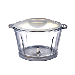 Meat Grinder, Electric Food Chopper (2L ), Glass Kitchen Food Processor for Meat, Vegetables, Fruits with Glass Bowl and 4 Sharp Blades
