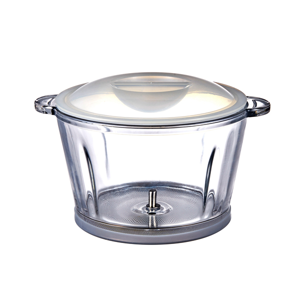 Meat Grinder, Electric Food Chopper (2L ), Glass Kitchen Food Processor for Meat, Vegetables, Fruits with Glass Bowl and 4 Sharp Blades