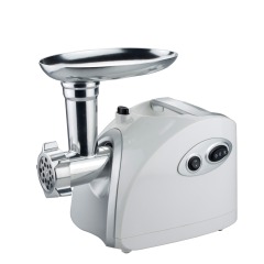 Electric Meat Grinder Sausage Stuffer Meat Mincer 1200W Max with 3 Grinding Plates, Sausage & Kubbe Kits, Dual Safety Switch for Home Kitchen Use