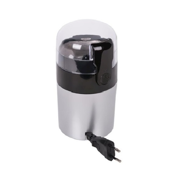 One-Touch Electric Coffee Grinder. Grinds Coffee Beans, Spices, Nuts and Grains - With cord storage function