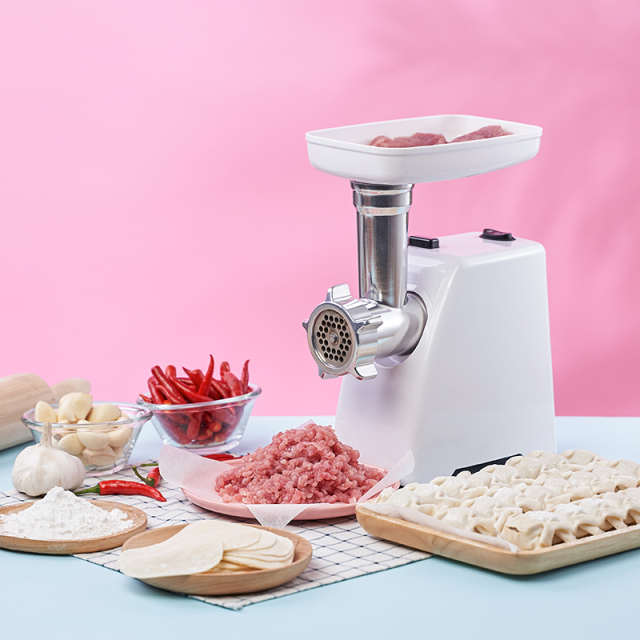 Electric Meat Grinder,Compact Size Meat Slicer & Sausage Stuffer with different size Grinding Plates, Sausage & Kubbe Kit for Home and Kitchen