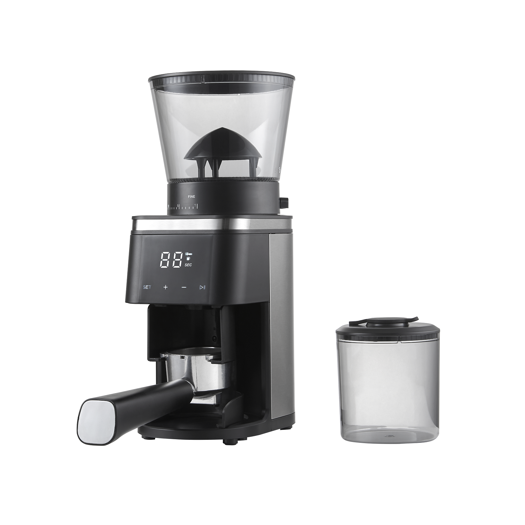 Adjustable Burr Mill with 30 Precise Grind Setting Conical Burr Coffee Grinder French Press Espresso Grinder