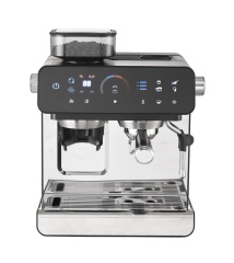 Semi-auto professional double boiler latte coffee machine innovative espresso maker with bean grinder