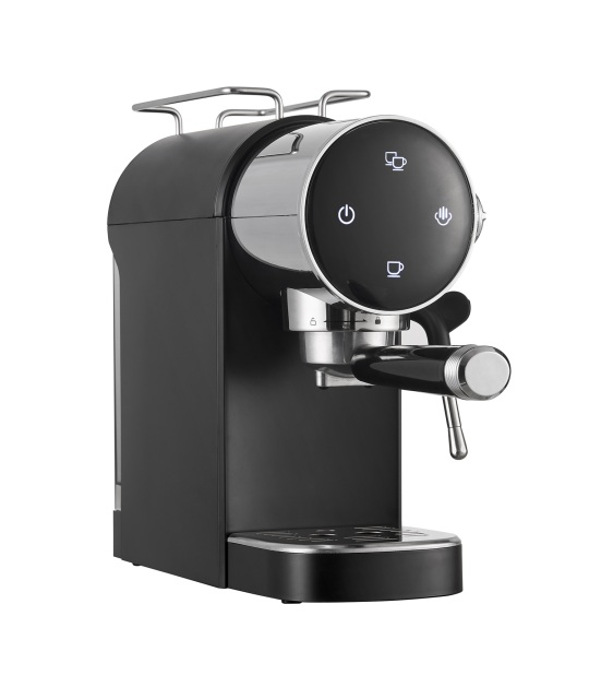 Espresso Machine 20 Bar, Compact Espresso Maker with Steam Milk Frother, Coffee Machine with 34oz Removable Water Tank for Cappuccino, Latte, Black