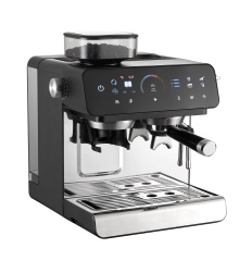 Semi-auto professional double boiler latte coffee machine innovative espresso maker with bean grinder
