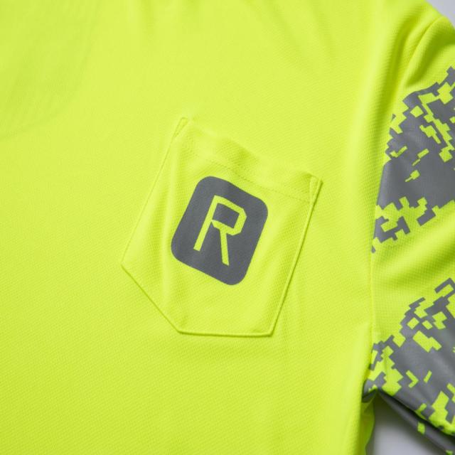 Customized mens Reflect light safety t-shirt