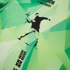 Customized mens Sublimation Running T Shirt