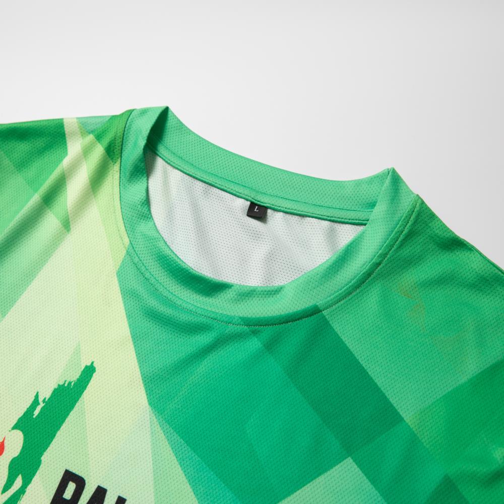 Customized mens Sublimation Running T Shirt