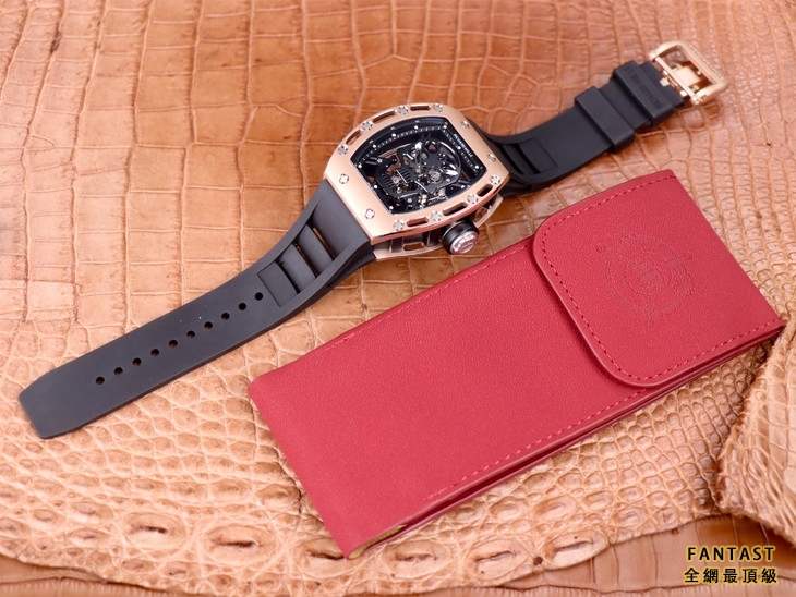 （市場最真版本）理查德米勒骷髏頭復刻陀飛輪 jb廠手表理查德米勒RM52 陀飛輪手表