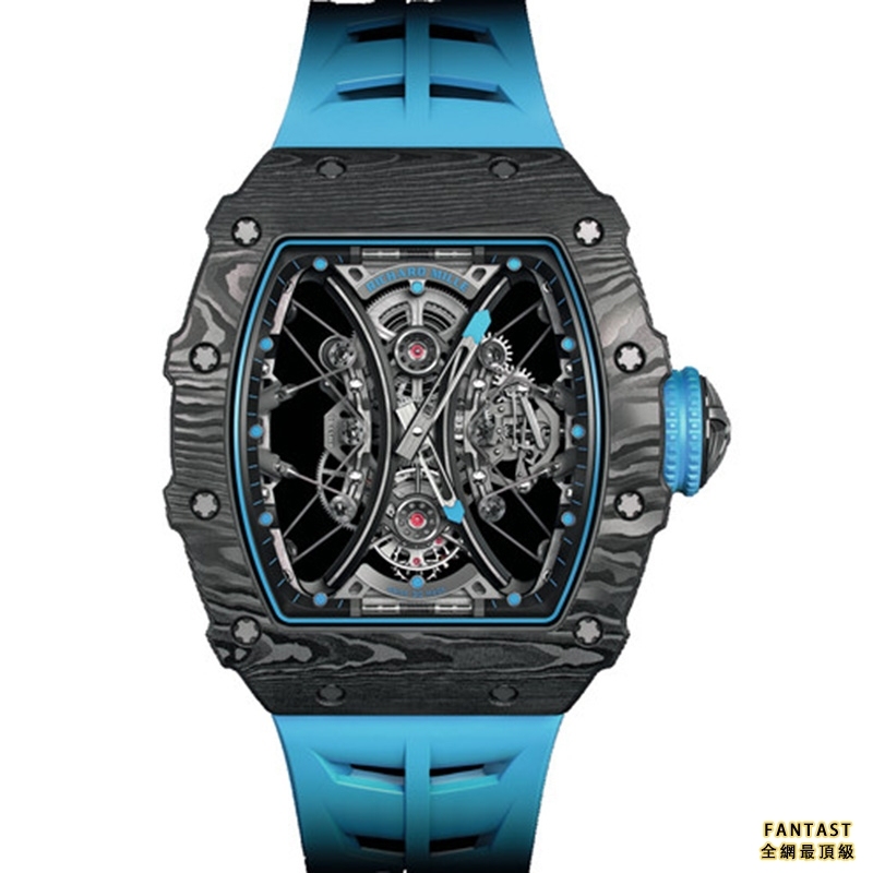 （市場最真版本）JB廠 理查德米勒陀飛輪RM53-01 籃錶帶