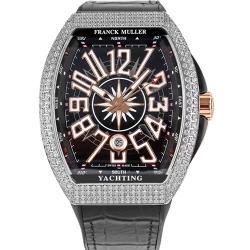 法兰克穆勒 Franck Muller Vanguard Yachting V 45 SC DT AC BL (Diamond) 黑面镶钻