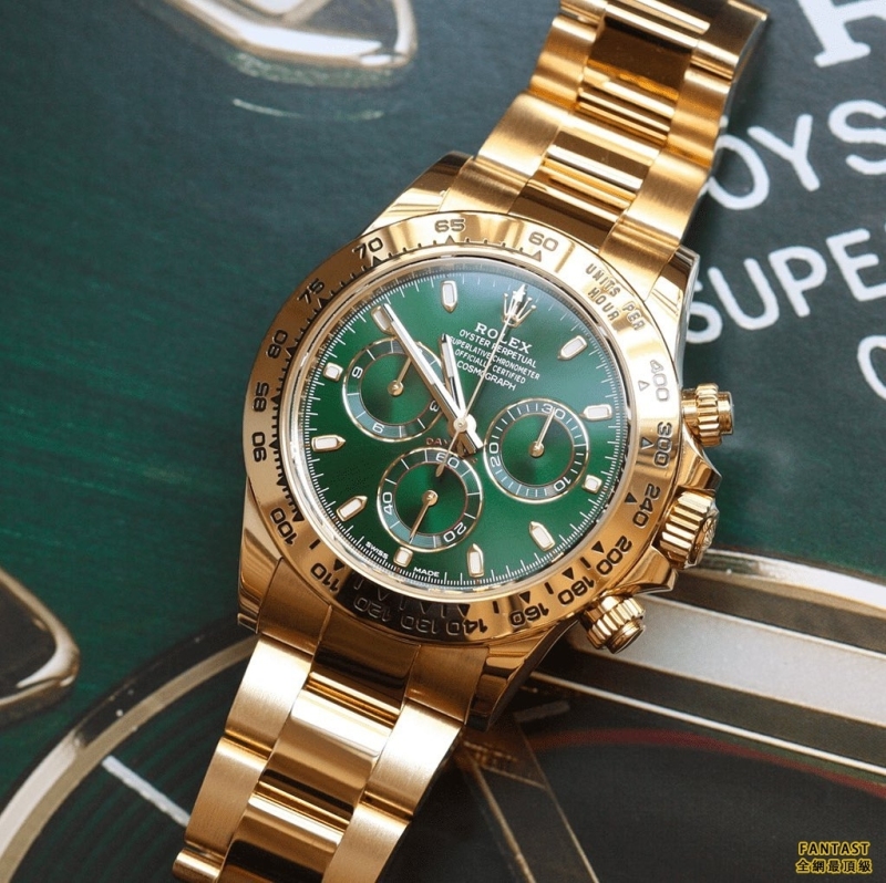 N廠2021新版Rolex 勞力士 Cosmograph Daytona 宇宙計型迪通拿 M116508-0013 綠金迪 黃金 C廠 CLEAN廠